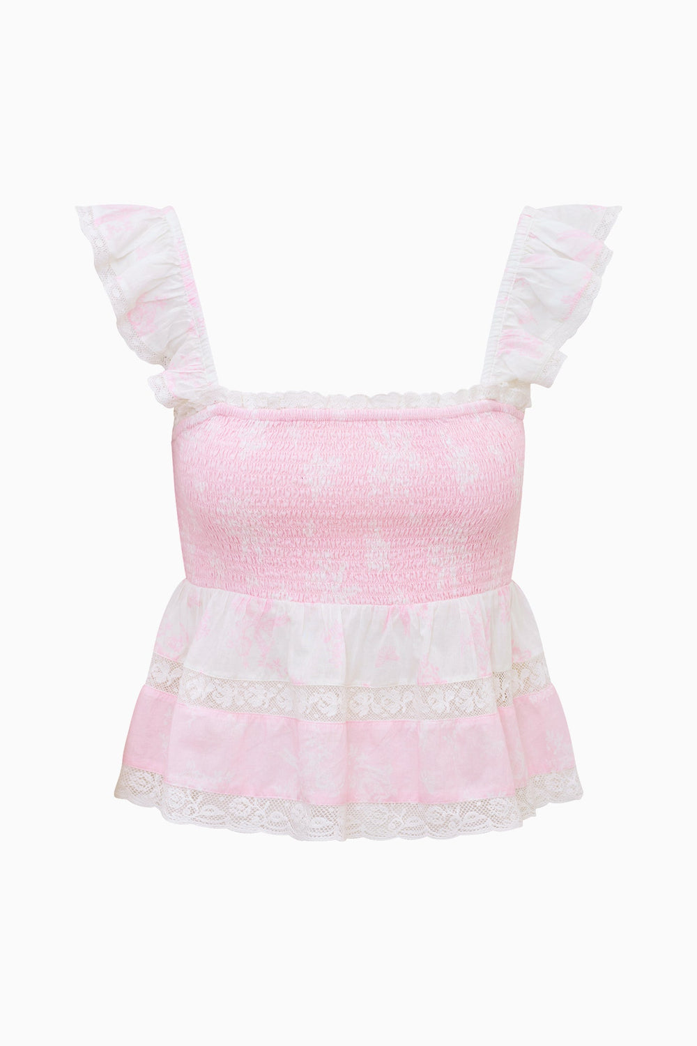 Eugene Mixed Print Cotton Top | Loveshackfancy sale