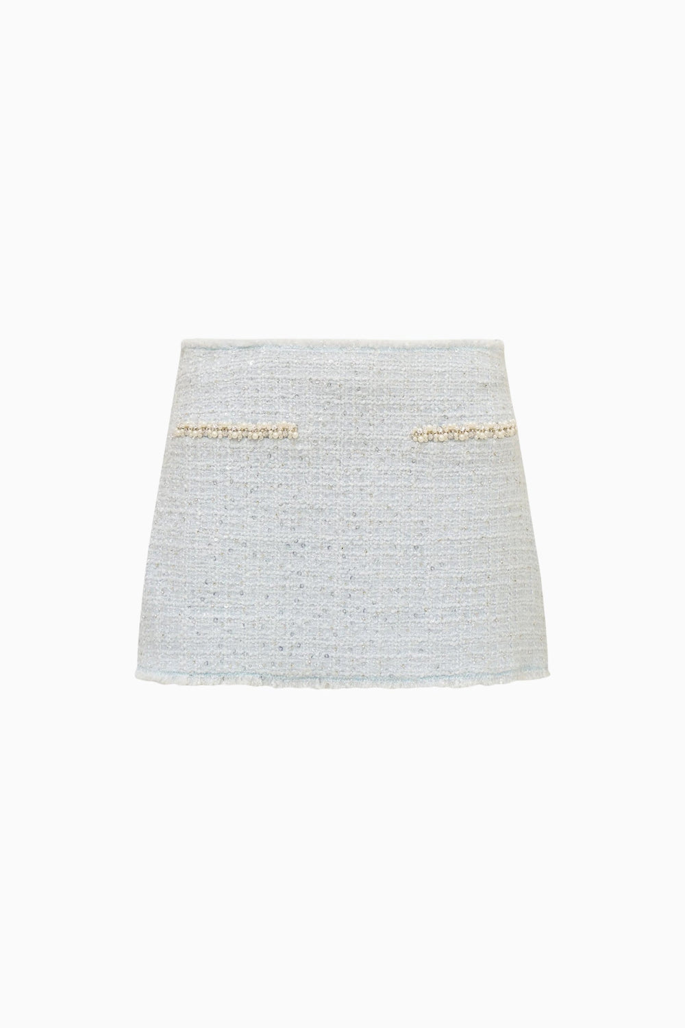 Sonda Sequin Tweed Mini Skirt | Loveshackfancy for sale