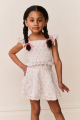 Little Girls Mini Solena Floral Cotton Skirt | Loveshackfancy discount
