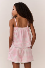 Tween Georgie Gingham Shorts | Loveshackfancy sale