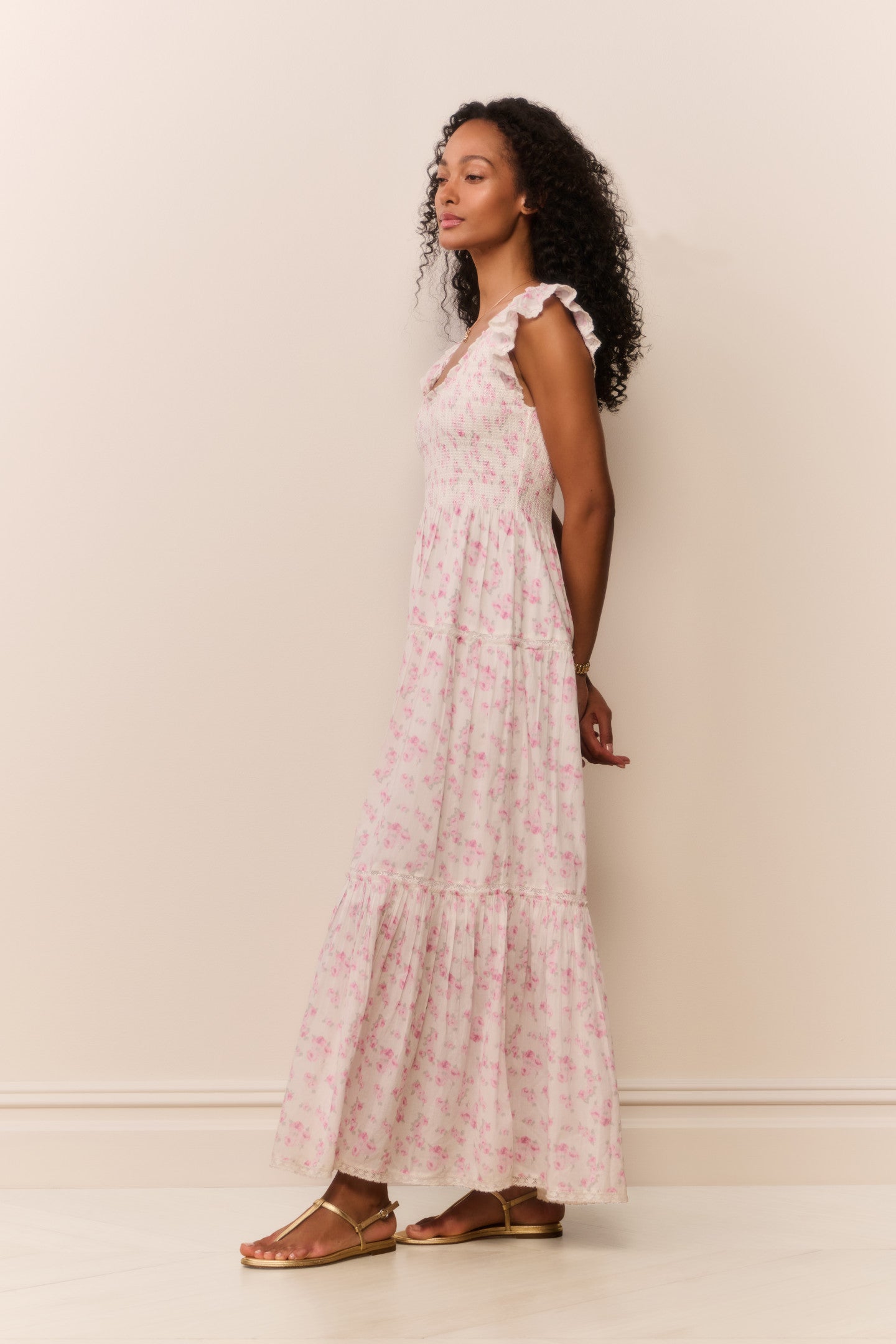 Chessie Blooming Floral Maxi Dress | Loveshackfancy US
