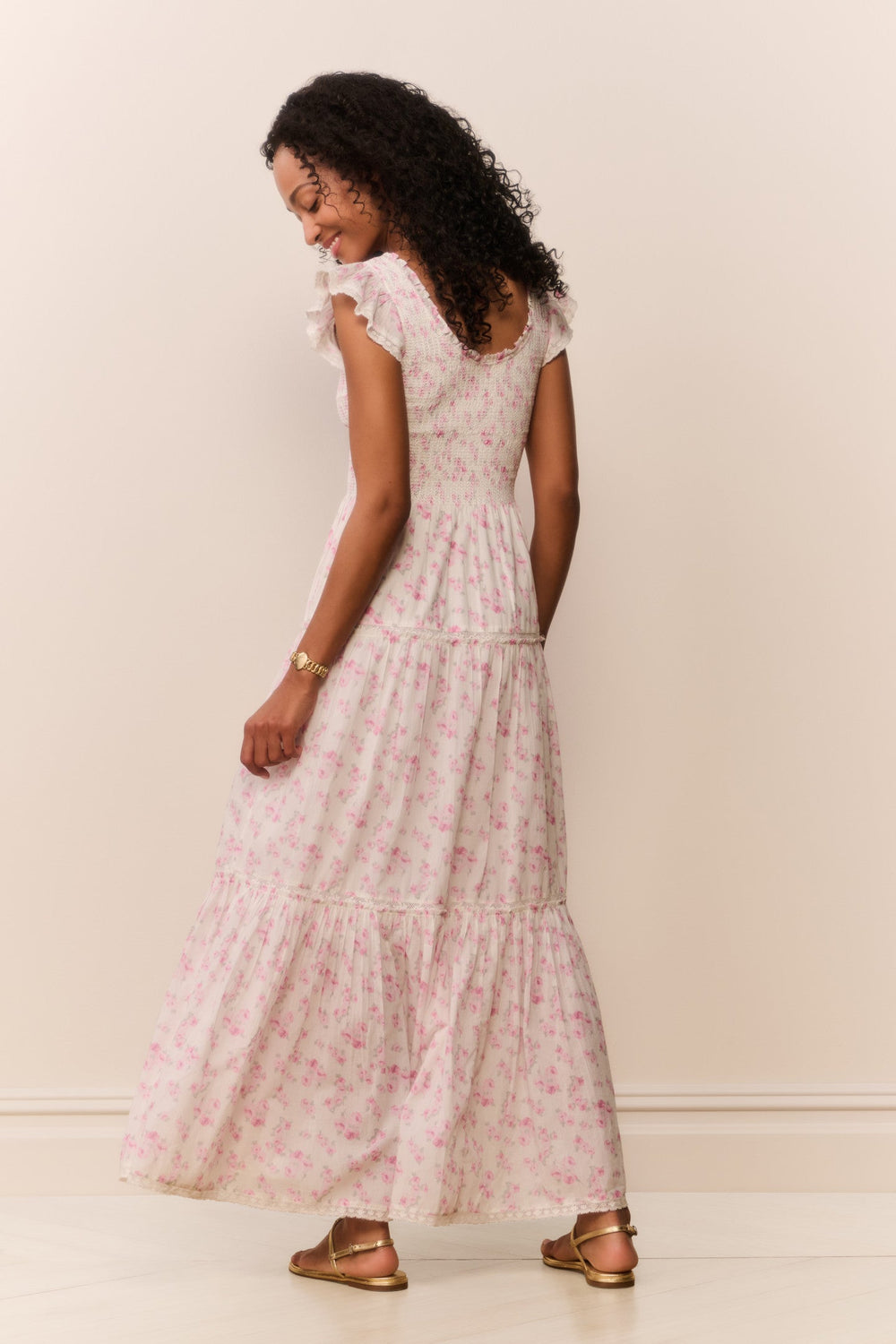 Chessie Blooming Floral Maxi Dress | Loveshackfancy US