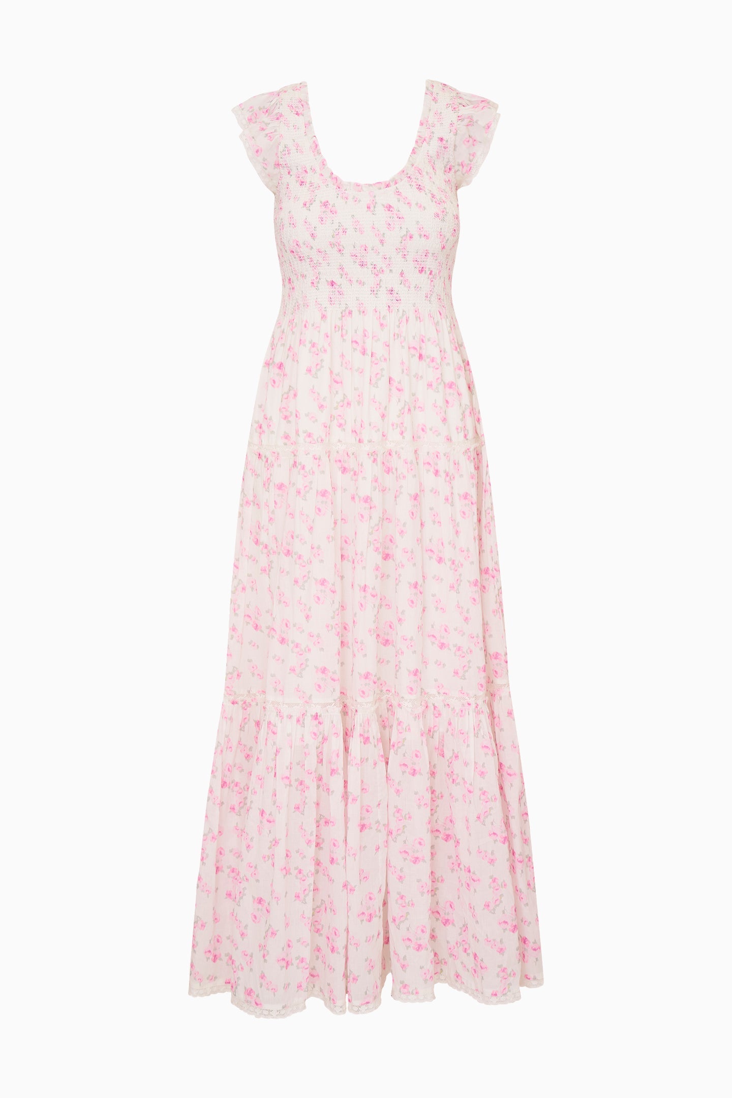 Chessie Blooming Floral Maxi Dress | Loveshackfancy US