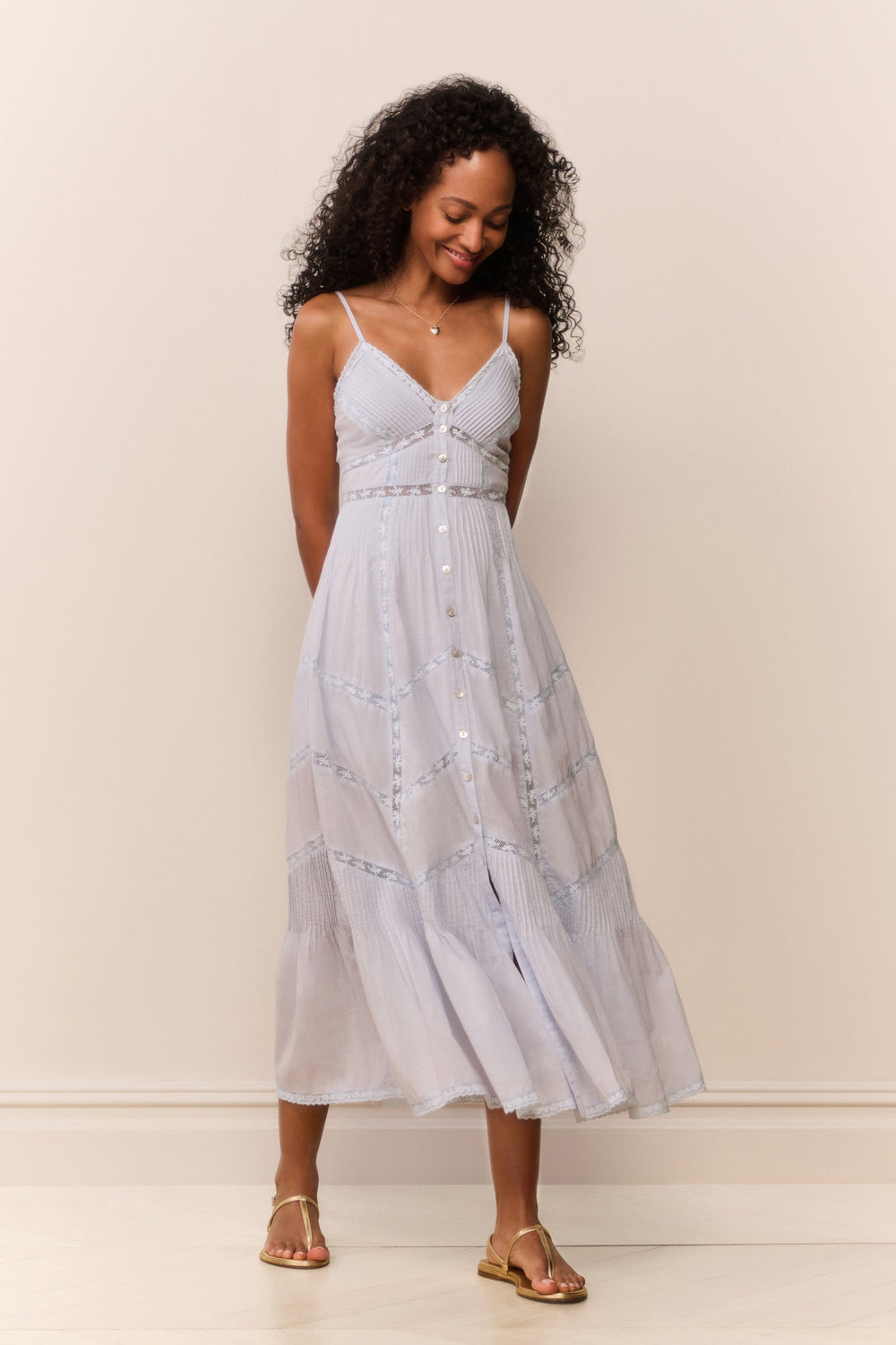 Esilda Heritage Cotton Midi Dress | Loveshackfancy near me