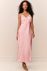 Peach Pom Pom Manuela Maxi Dress | Loveshackfancy outlet