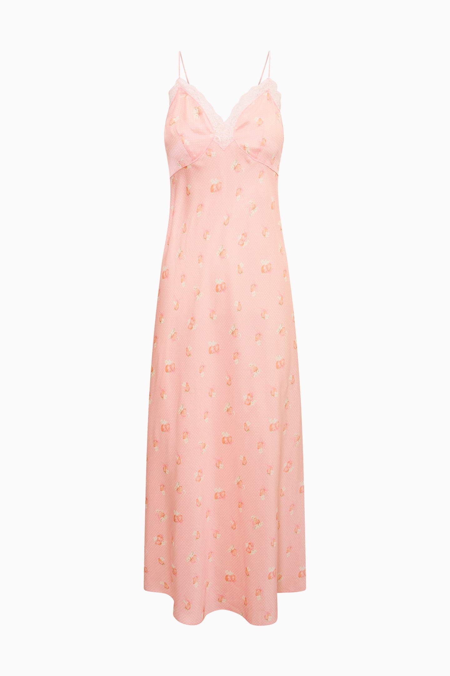 Peach Pom Pom Manuela Maxi Dress | Loveshackfancy outlet