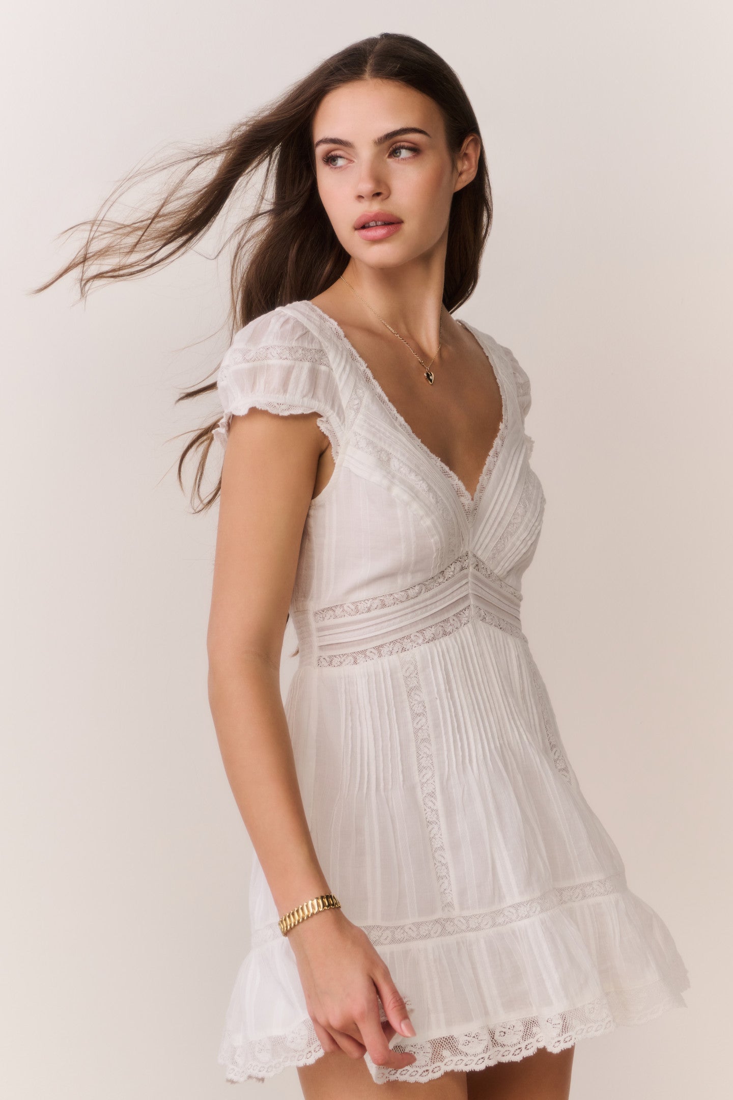 Edena Cotton Victorian Mini Dress | Loveshackfancy US