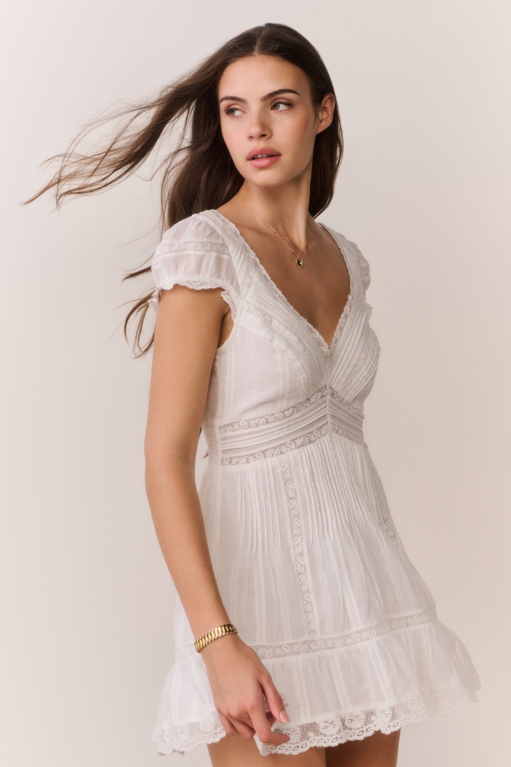 Edena Cotton Victorian Mini Dress | Loveshackfancy US