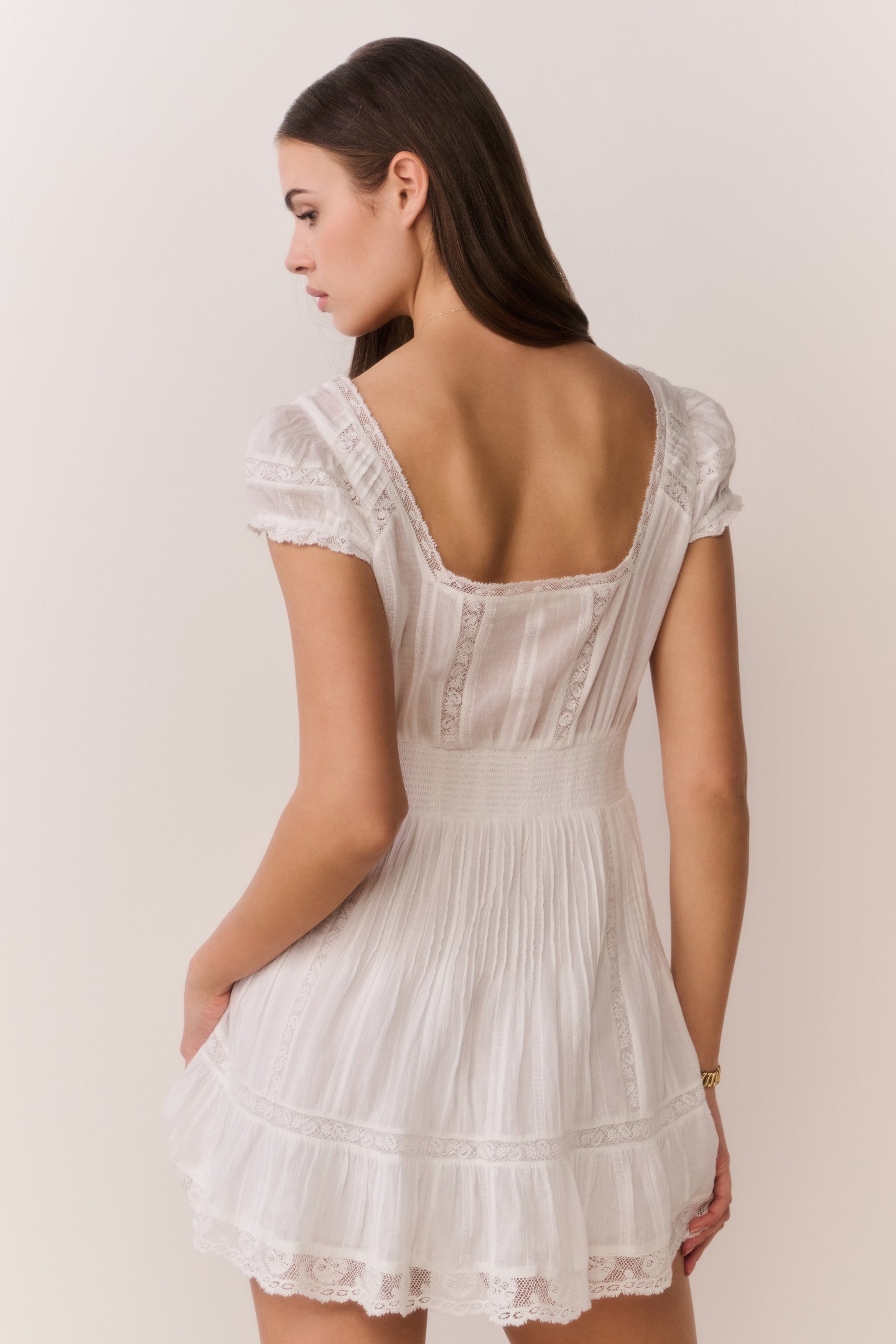 Edena Cotton Victorian Mini Dress | Loveshackfancy US