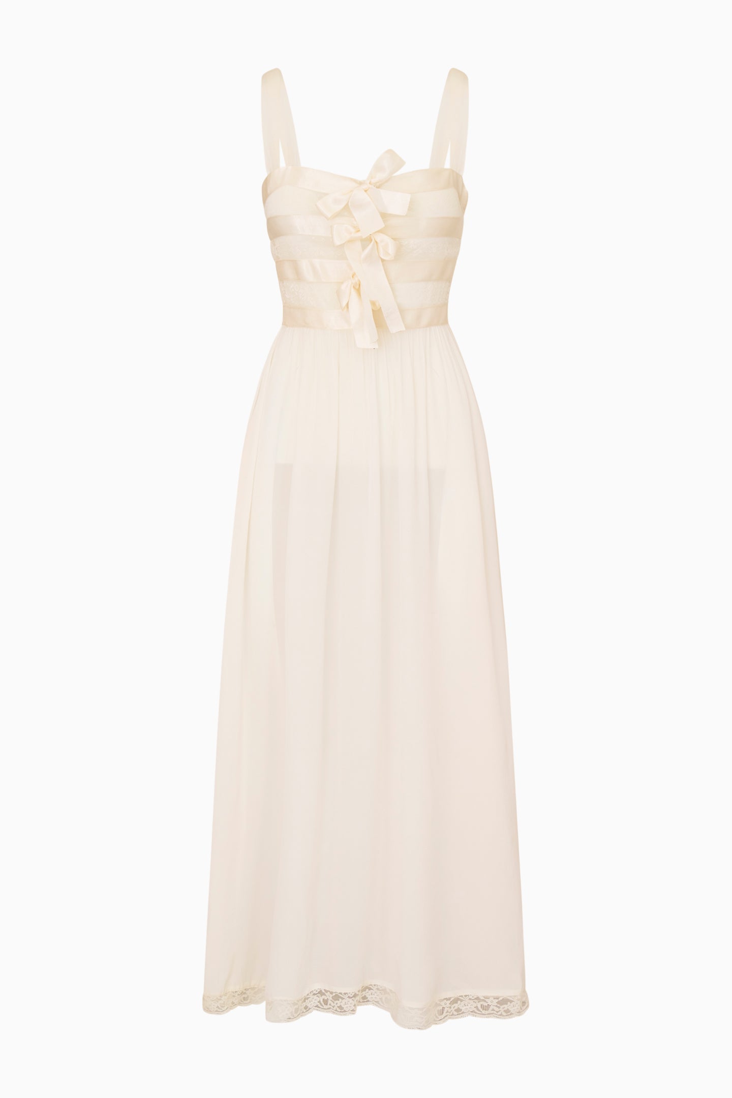 Lovelace Banded Bow Maxi Dress | Loveshackfancy near me