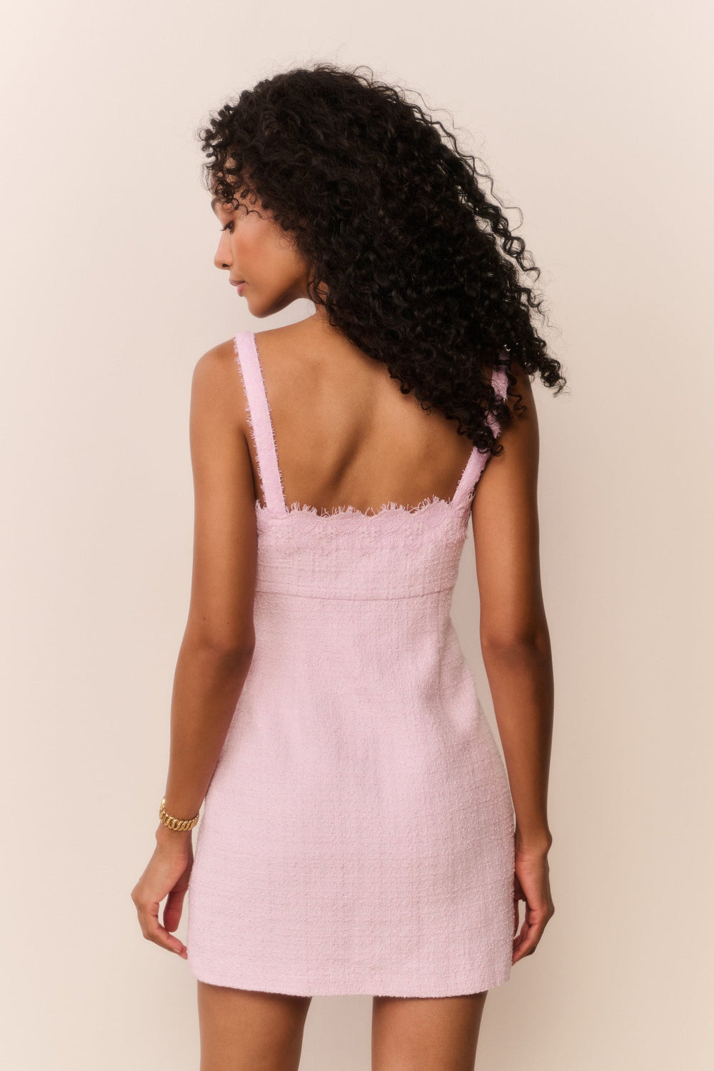 Willamina Lace Tweed Mini Dress | Loveshackfancy discount