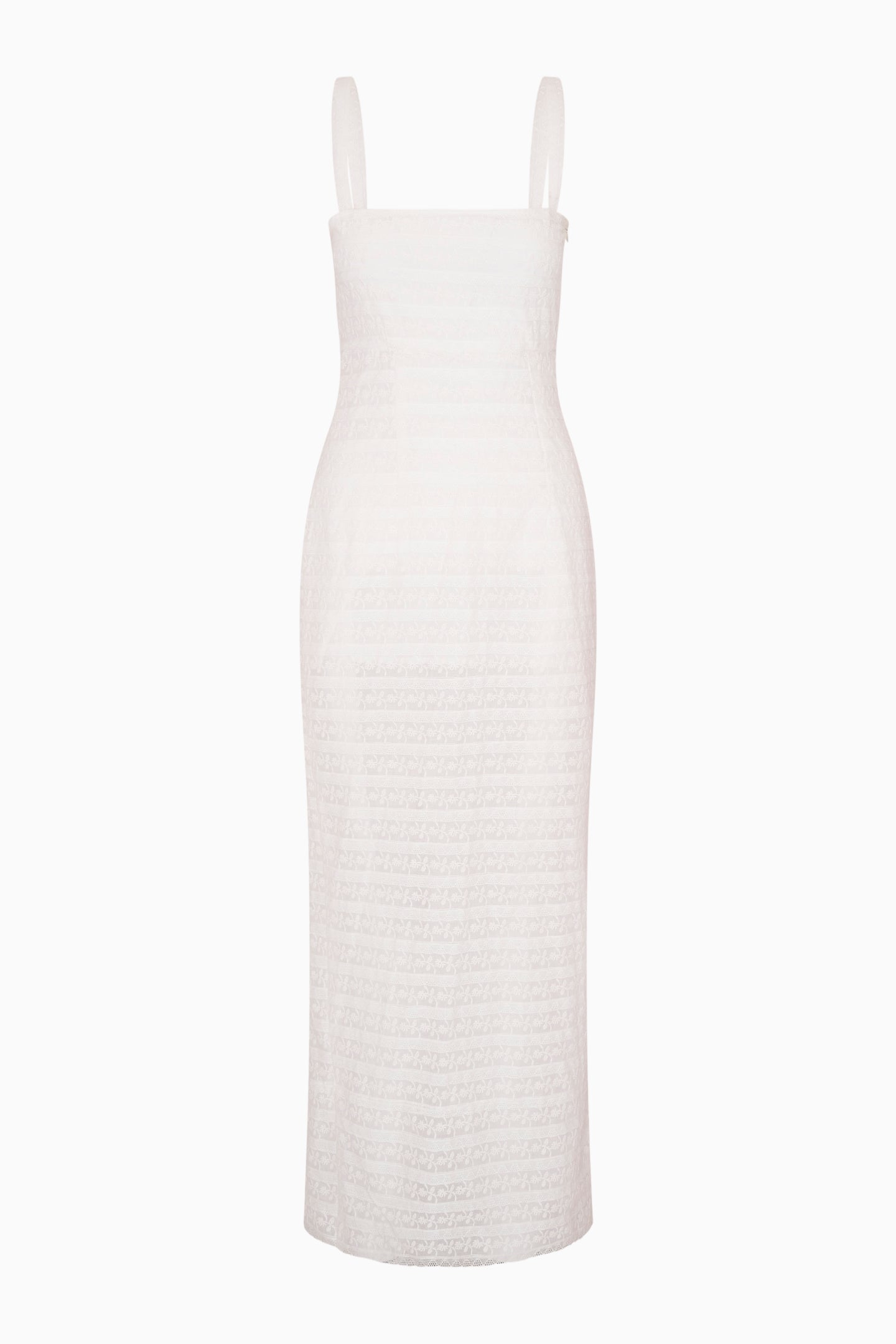 Verna Lace Stripe Midi Dress | Loveshackfancy on sale