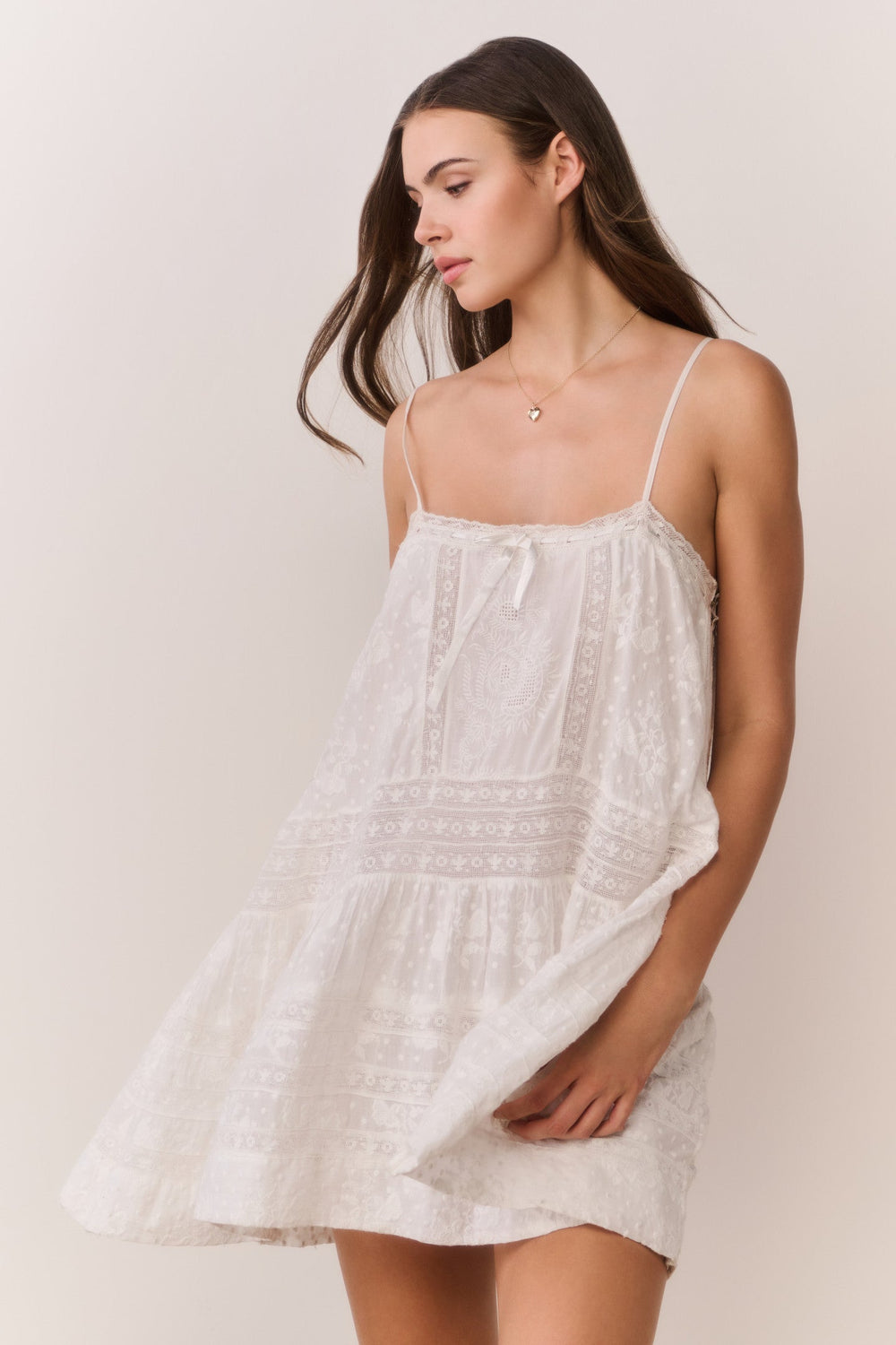 Vionett Cotton Victorian Mini Dress | Loveshackfancy online