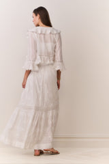 Araminta Cotton Victorian Maxi Skirt | Loveshackfancy US