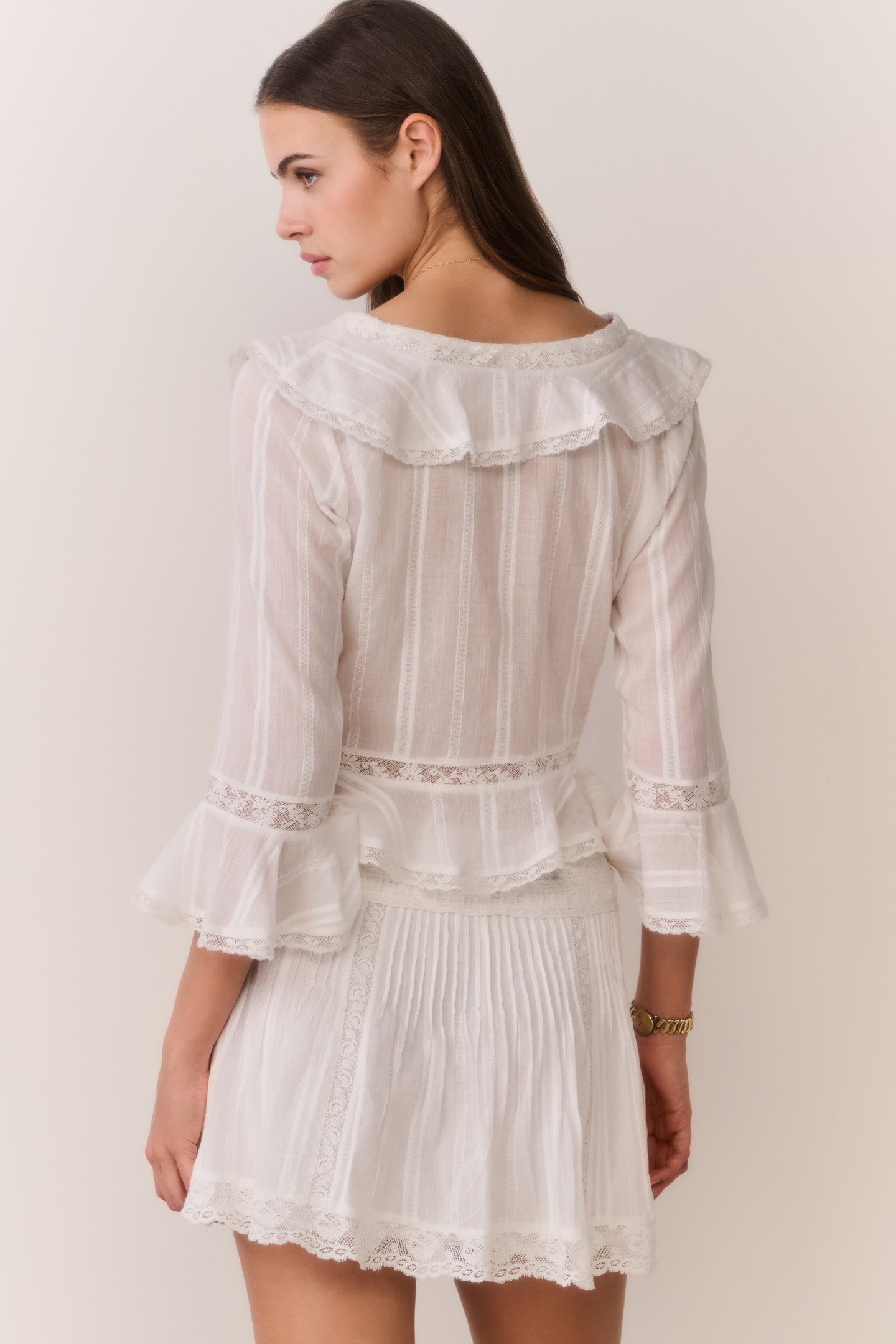 Solena Cotton Victorian Mini Skirt | Loveshackfancy near me