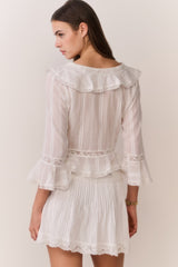Solena Cotton Victorian Mini Skirt | Loveshackfancy near me