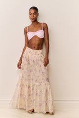 Umber Cotton Maxi Cover-Up Skirt | Loveshackfancy online