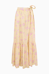 Umber Cotton Maxi Cover-Up Skirt | Loveshackfancy online