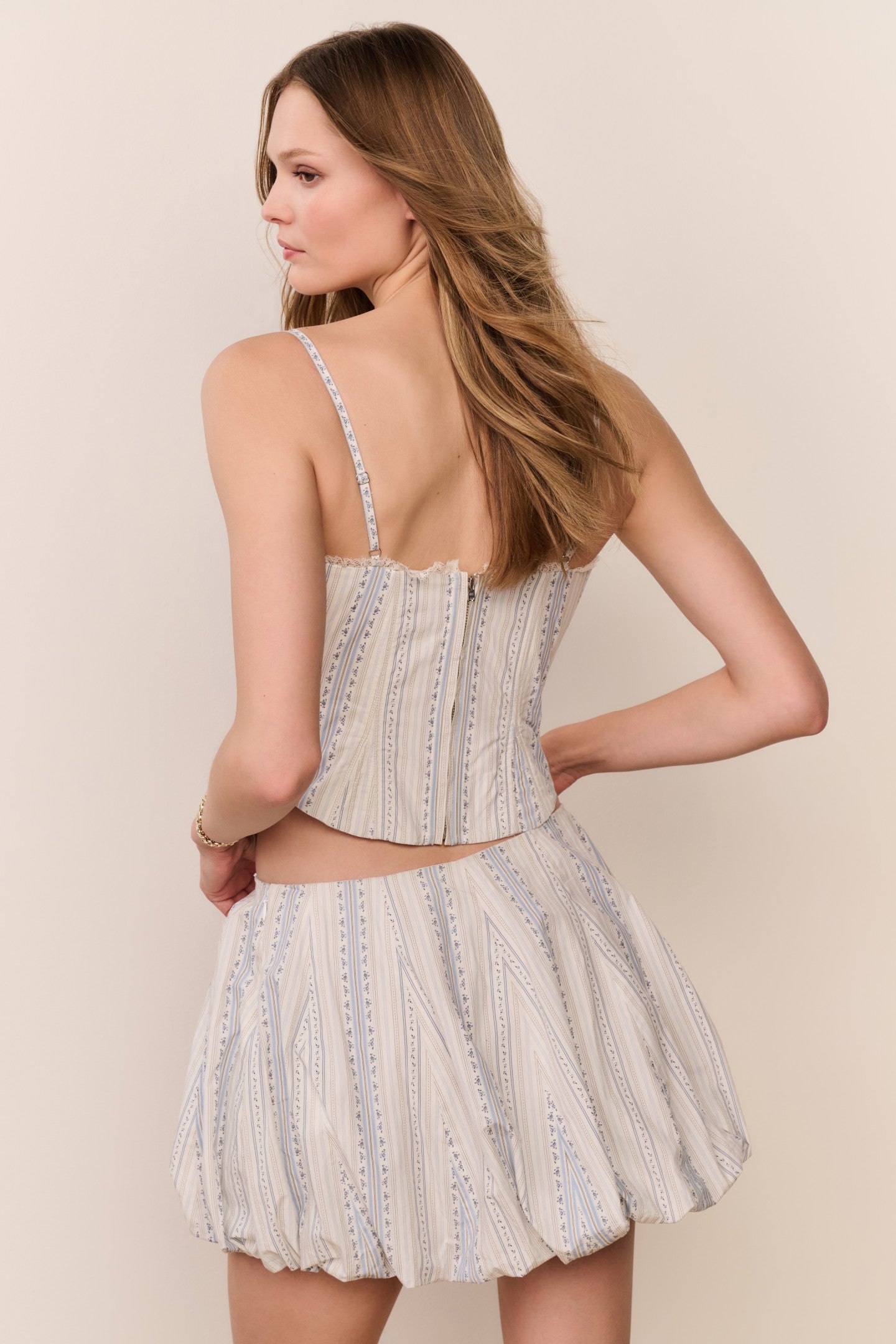Georgeanne Cotton Mini Bubble Skirt | Loveshackfancy sale