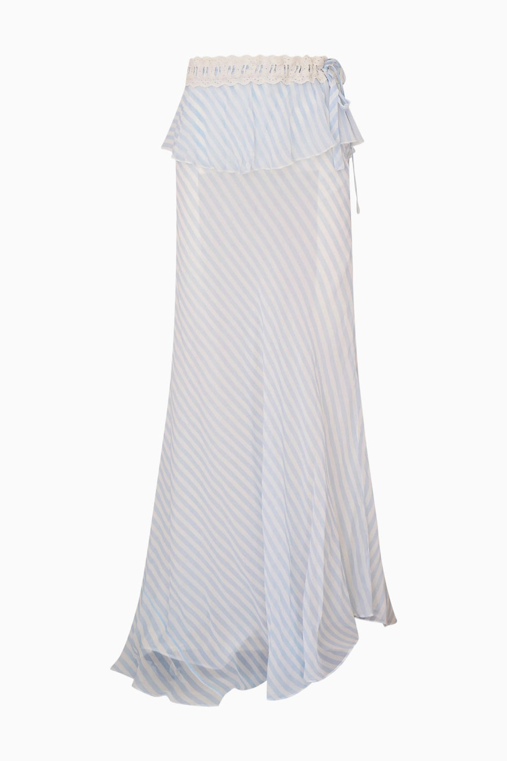 Sylette Chiffon Striped Maxi Skirt | Loveshackfancy near me