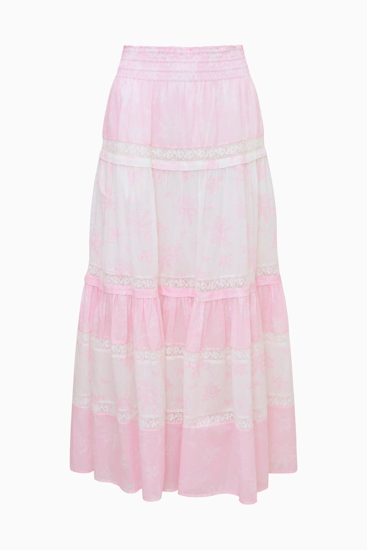 Phia Mixed Print Maxi Skirt | Loveshackfancy online
