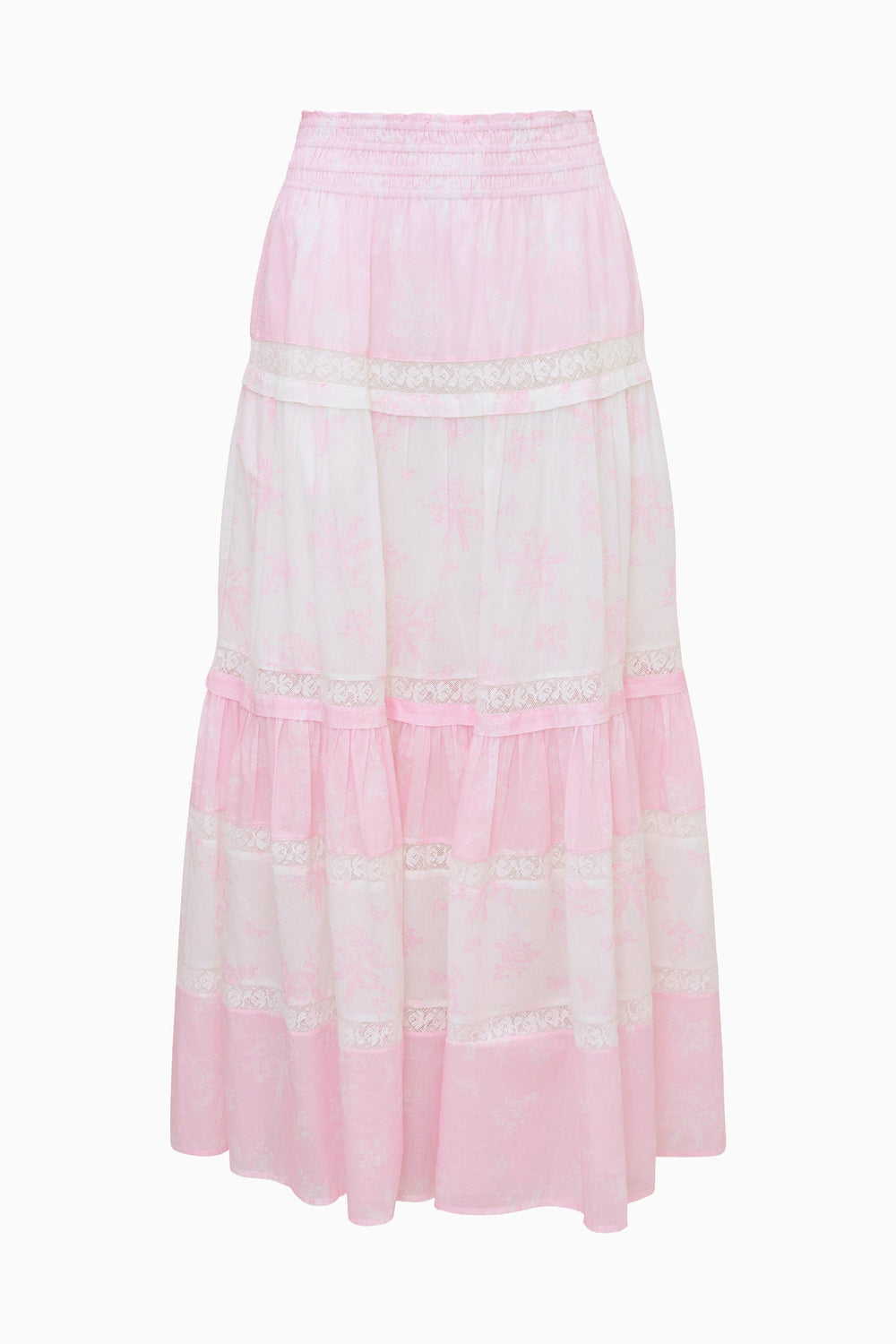 Phia Mixed Print Maxi Skirt | Loveshackfancy online