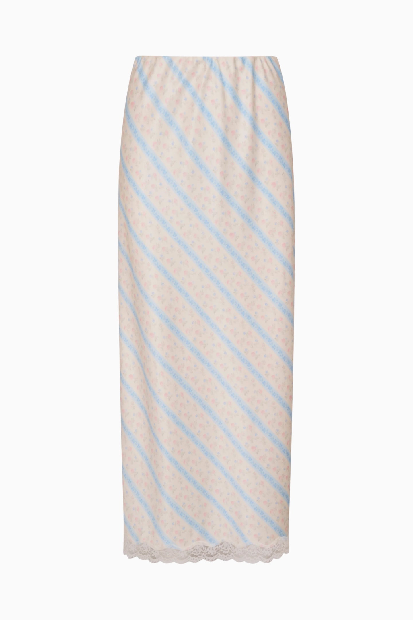 Kalo Floral Stripe Midi Skirt | Loveshackfancy sale