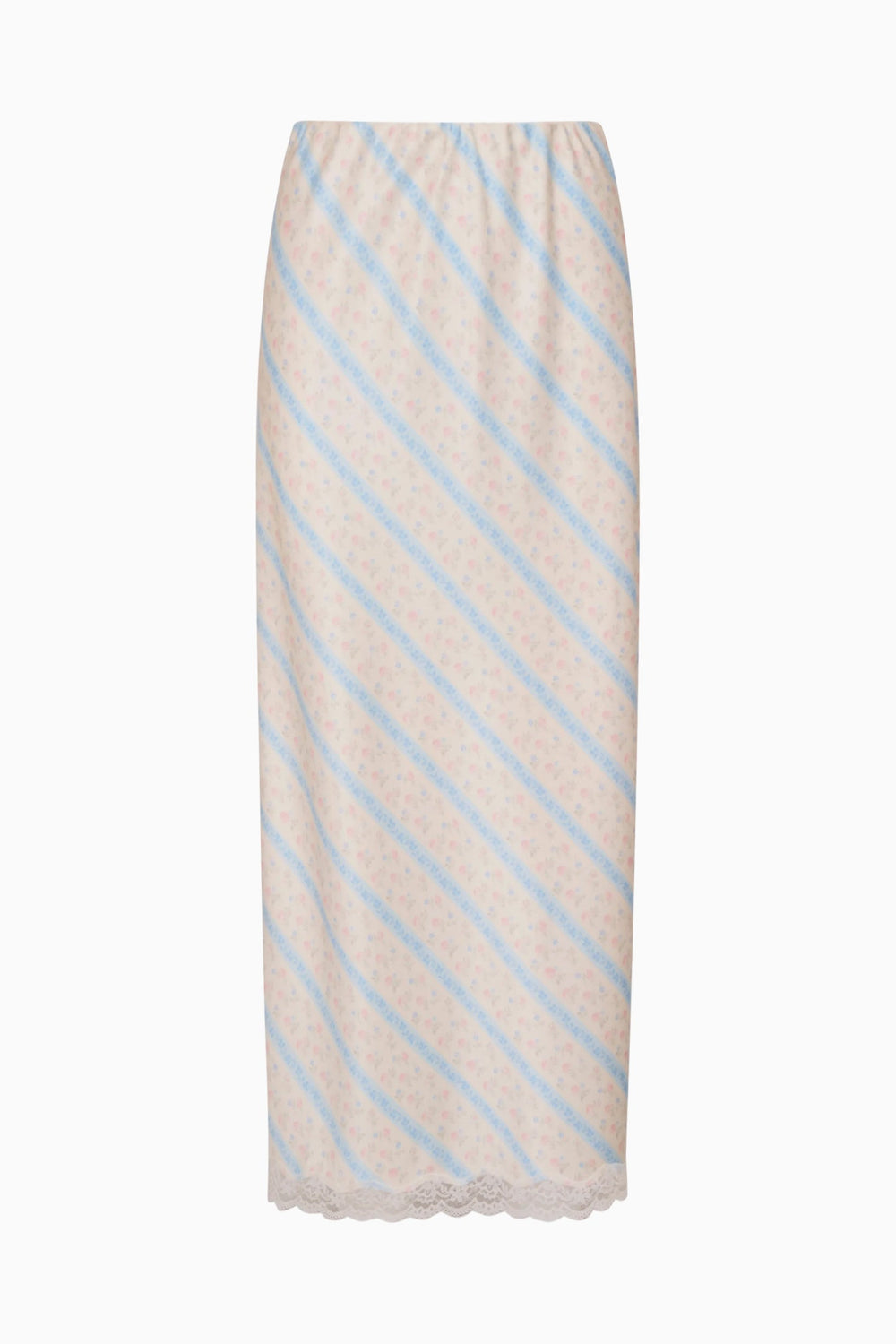 Kalo Floral Stripe Midi Skirt | Loveshackfancy sale