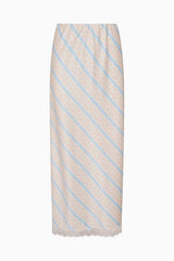 Kalo Floral Stripe Midi Skirt | Loveshackfancy sale