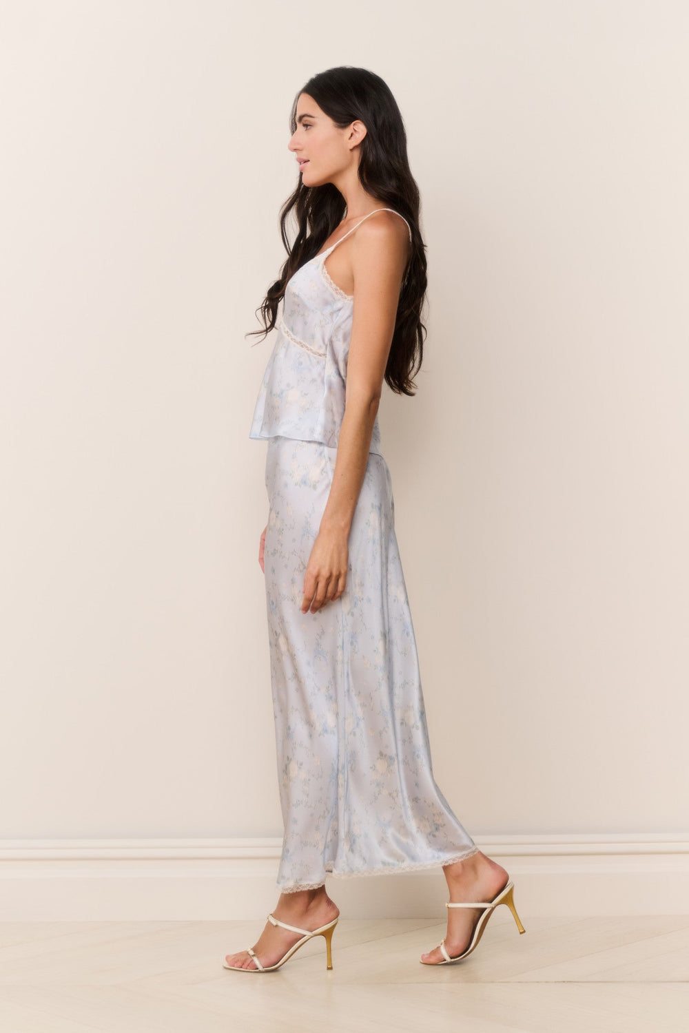 Kalo Silk-Blend Floral Maxi Skirt | Loveshackfancy near me