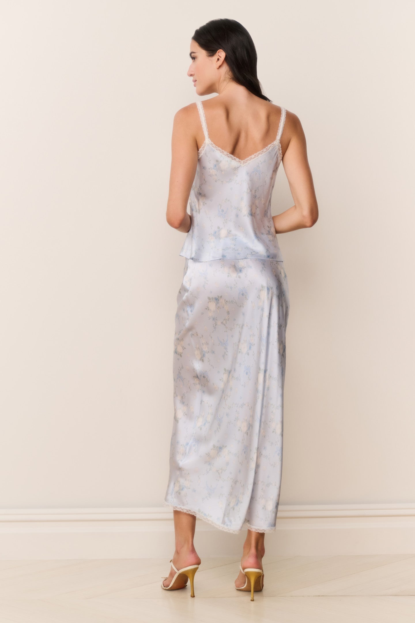 Kalo Silk-Blend Floral Maxi Skirt | Loveshackfancy near me