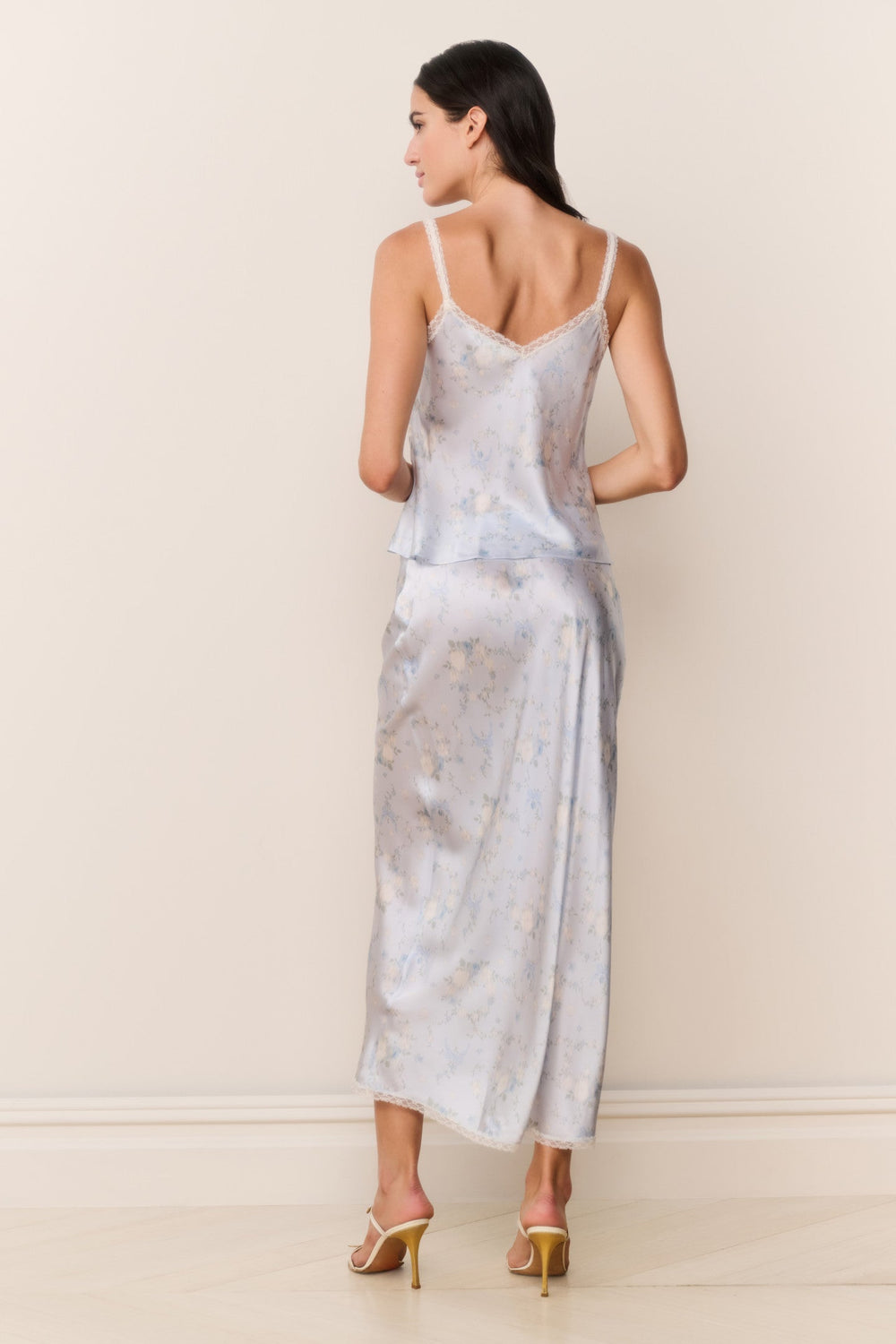 Kalo Silk-Blend Floral Maxi Skirt | Loveshackfancy near me
