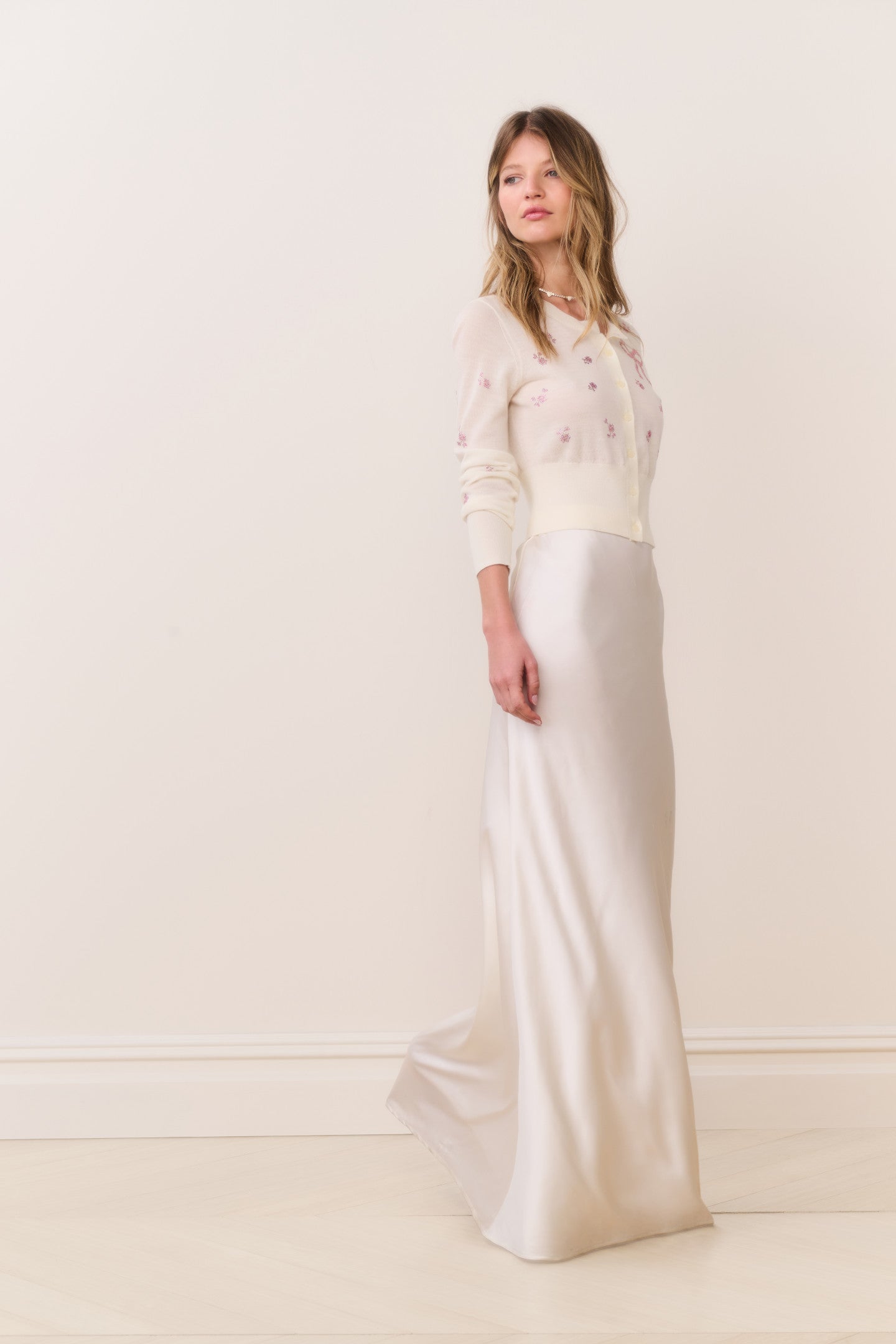 Maurine Satin Maxi Skirt | Loveshackfancy online