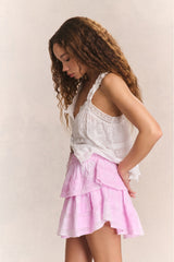 Ruffle Mini Heritage Skirt | Loveshackfancy on sale