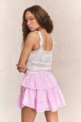 Ruffle Mini Heritage Skirt | Loveshackfancy on sale