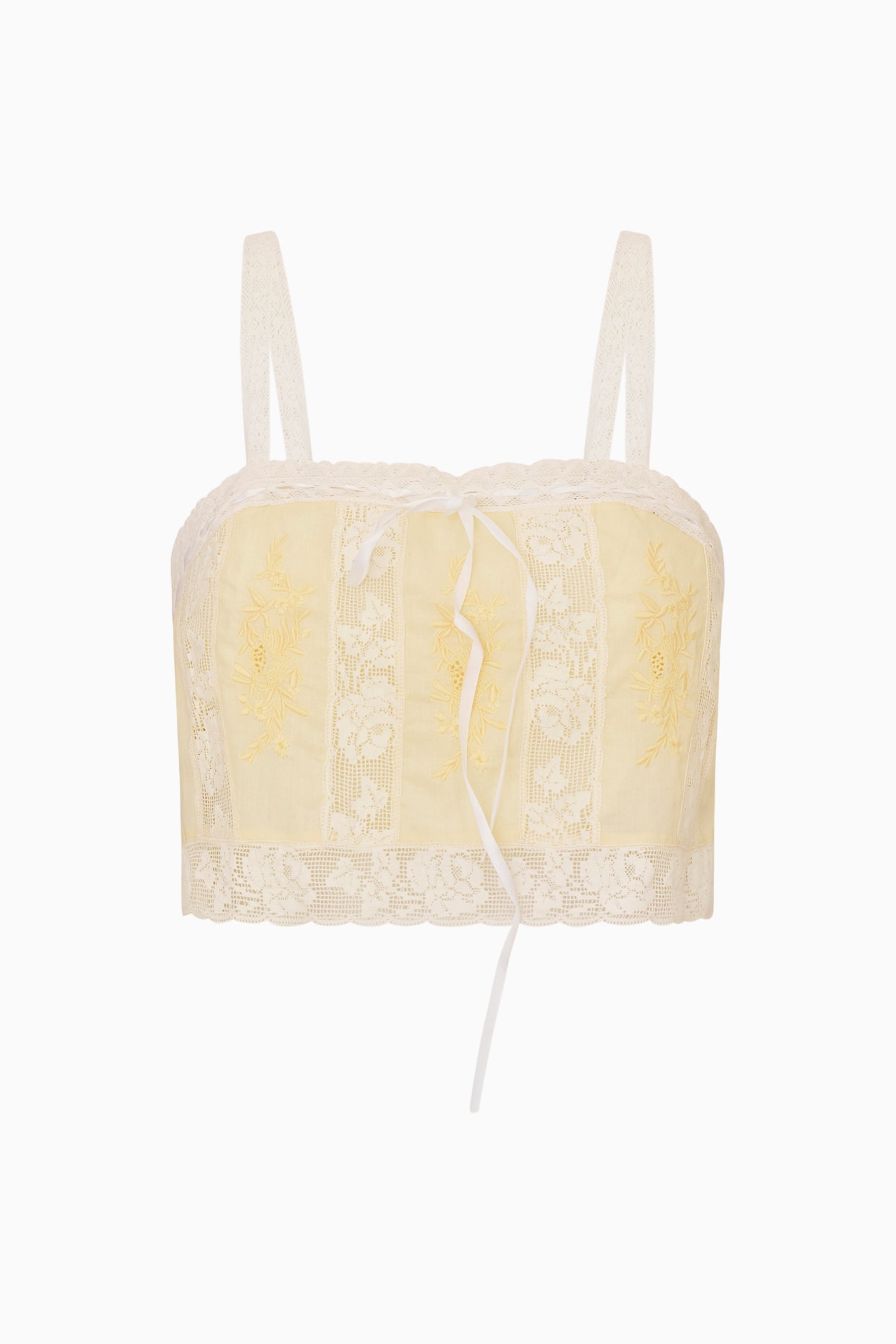 Quince Cotton Victorian Crop Top | Loveshackfancy US