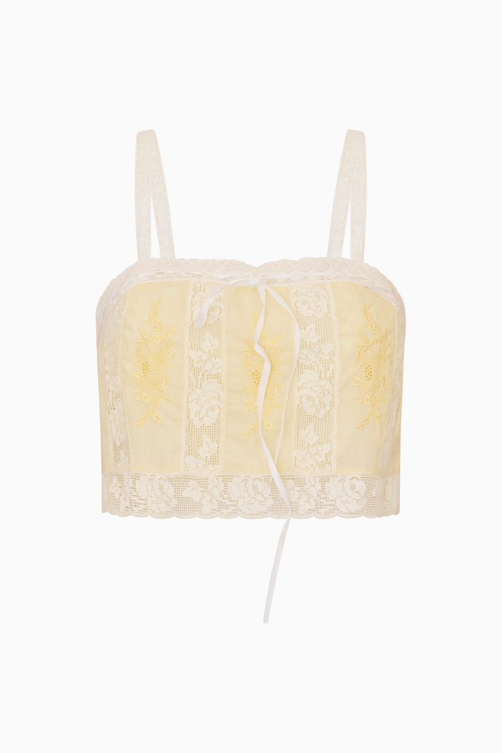Quince Cotton Victorian Crop Top | Loveshackfancy US