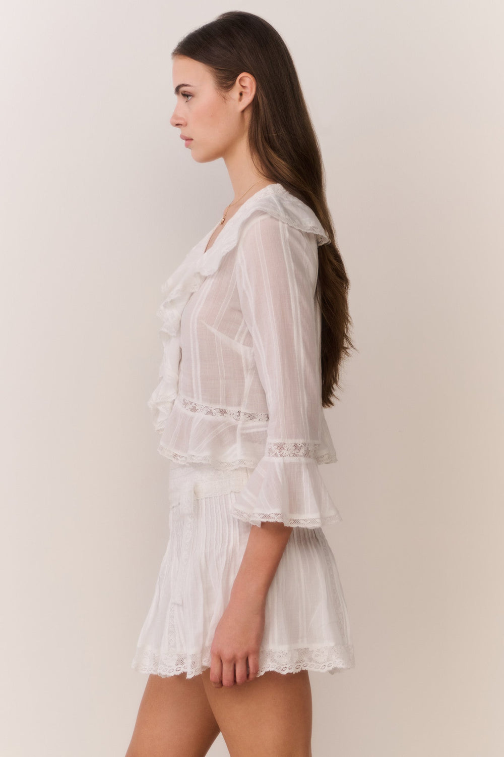Olenna Cotton Victorian Ruffle Top | Loveshackfancy outlet