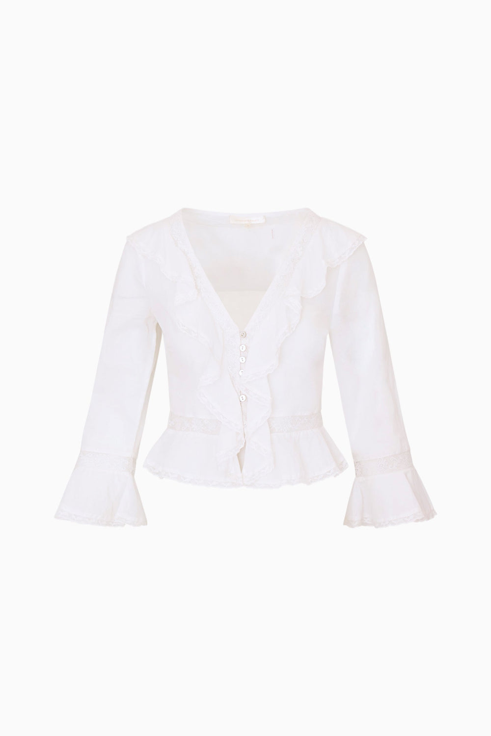 Olenna Cotton Victorian Ruffle Top | Loveshackfancy outlet
