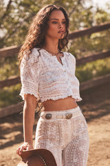 Nerissa Cotton Victorian Crop Top | Loveshackfancy discount