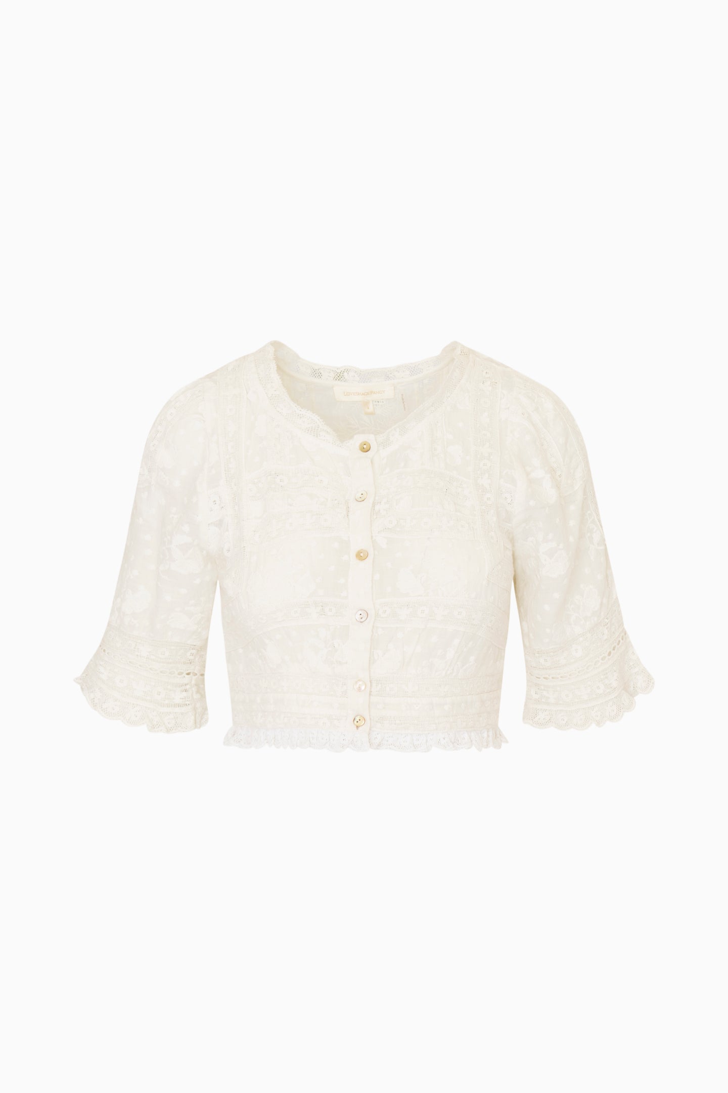 Nerissa Cotton Victorian Crop Top | Loveshackfancy discount