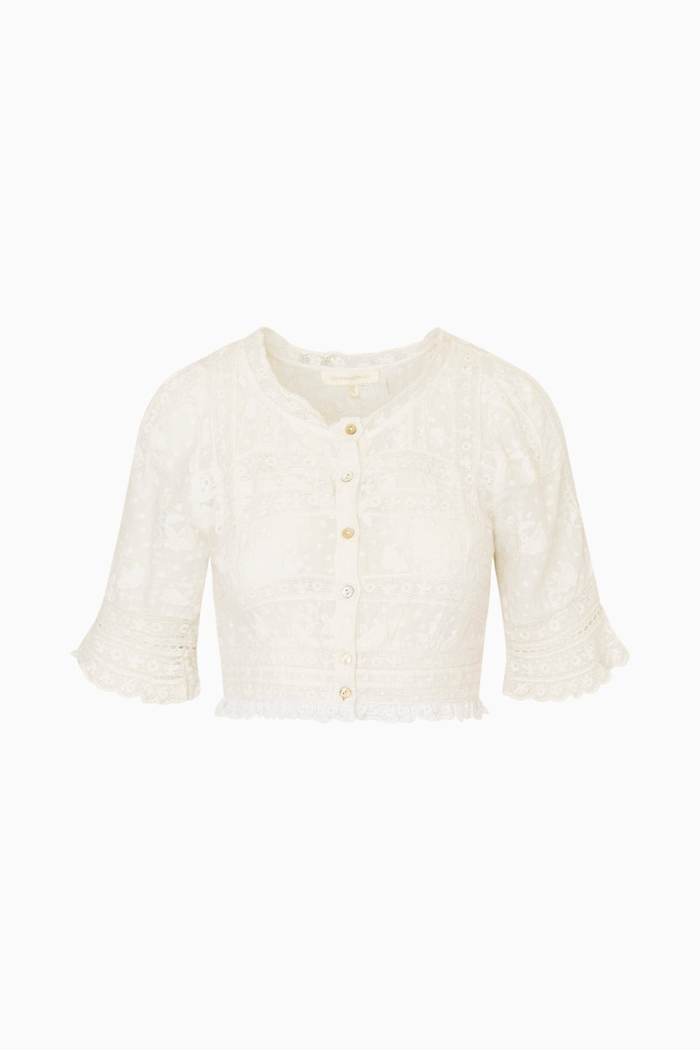 Nerissa Cotton Victorian Crop Top | Loveshackfancy discount