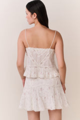 Ondeline Floral Embroidered Cotton Top | Loveshackfancy for sale