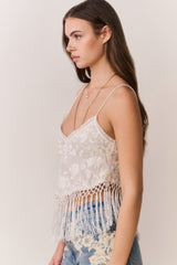 Annemarie Fringe Crop Top | Loveshackfancy on sale