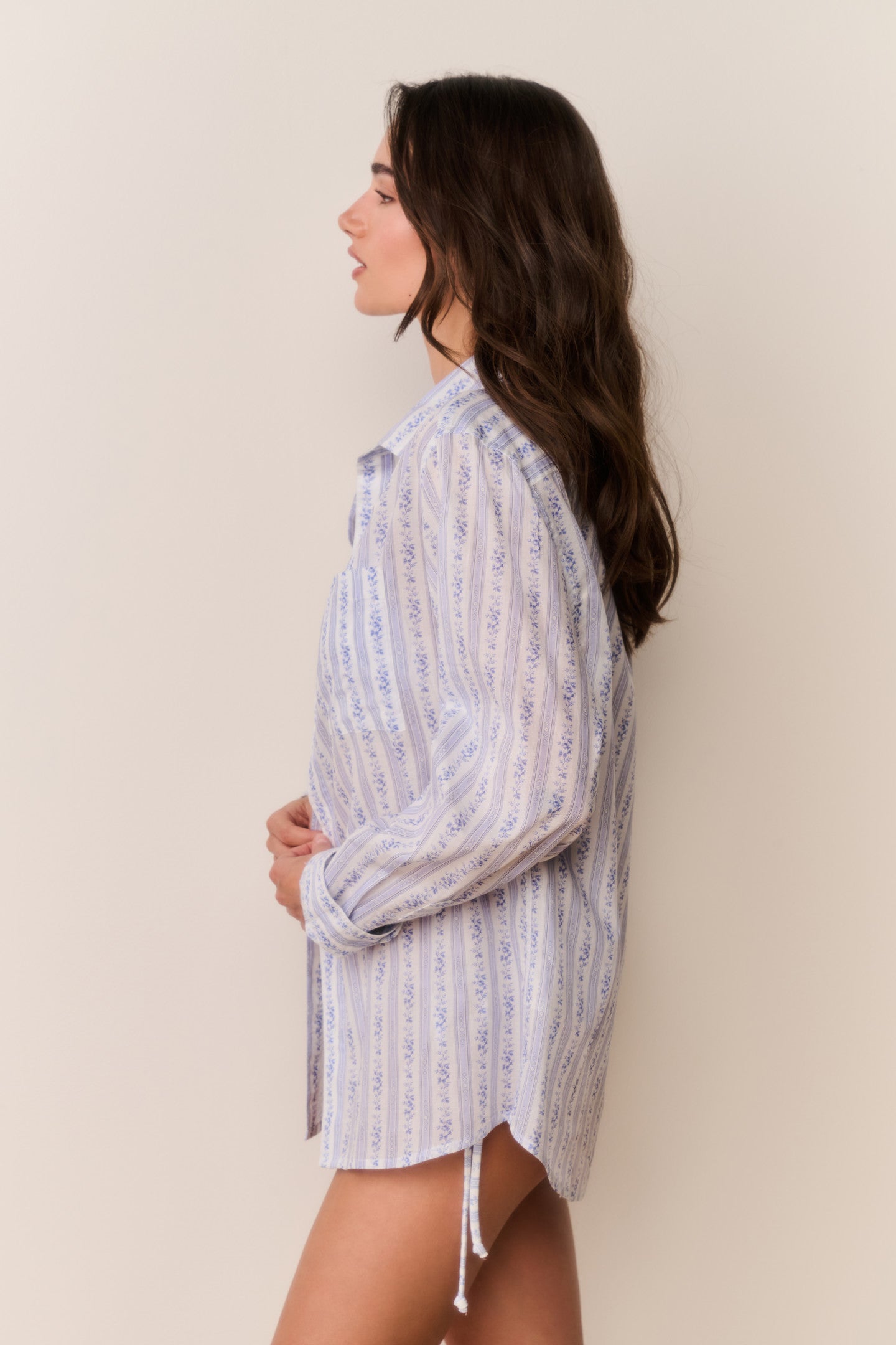 Hudley Floral Cotton Unisex Shirt | Loveshackfancy US