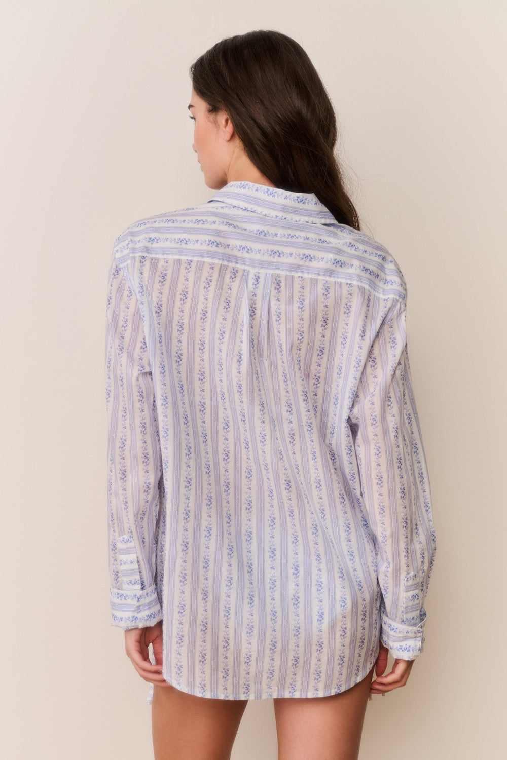 Hudley Floral Cotton Unisex Shirt | Loveshackfancy US