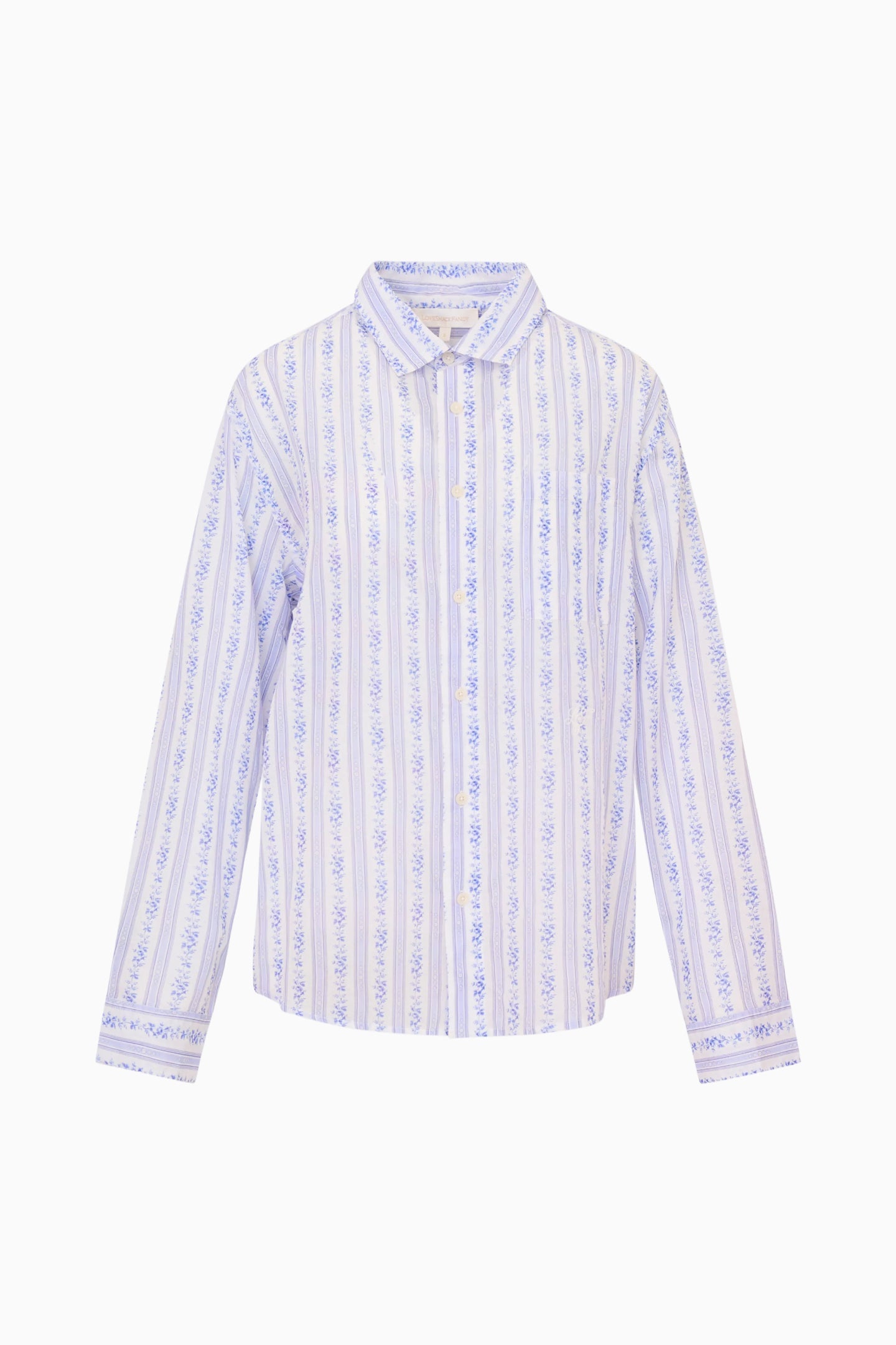 Hudley Floral Cotton Unisex Shirt | Loveshackfancy US