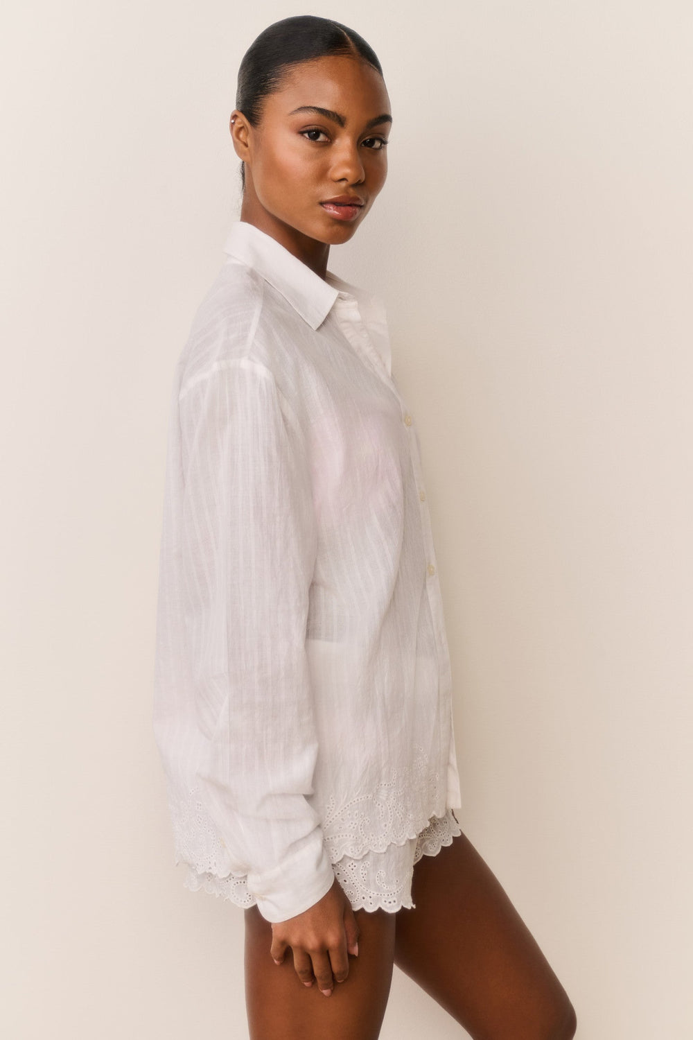 Montane Embroidered Cotton Shirt | Loveshackfancy discount