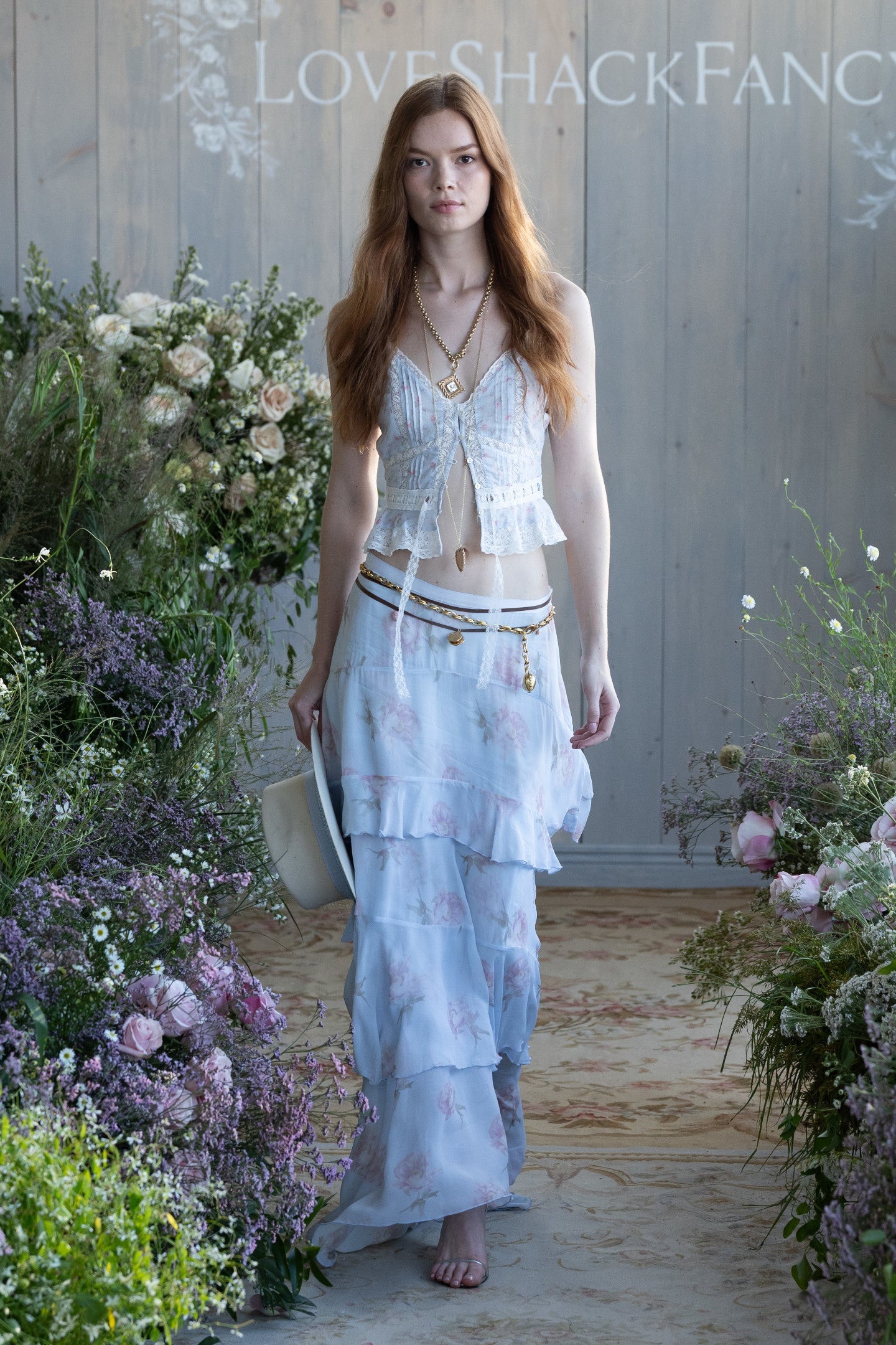 Avra Floral Cotton Peplum Cami | Loveshackfancy sale
