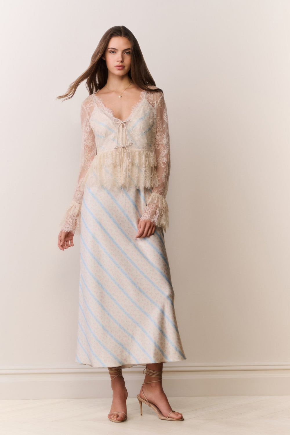 Siddie Sheer Lace Top | Loveshackfancy on sale
